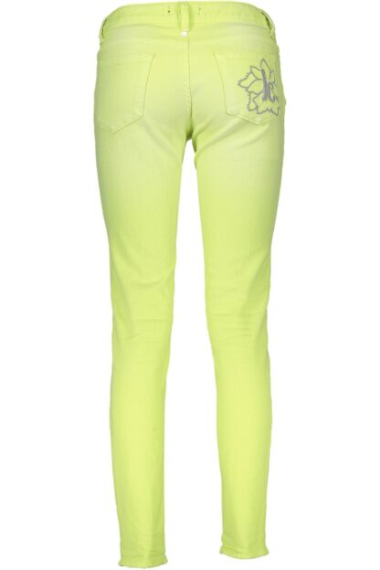 Just Cavalli - Yellow Cotton Women Jeans