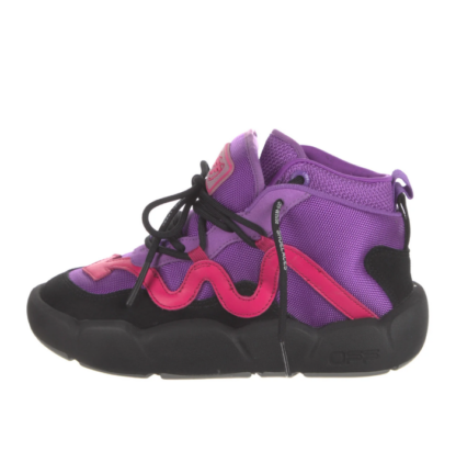 Off-White - Purple Hued Technical Fabric Sneakers