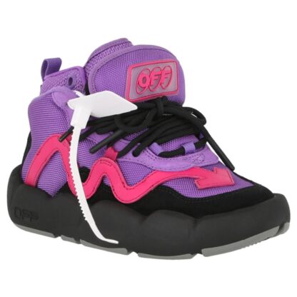 Off-White - Purple Hued Technical Fabric Sneakers