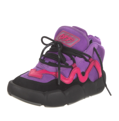 Off-White - Purple Hued Technical Fabric Sneakers