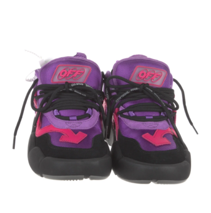 Off-White - Purple Hued Technical Fabric Sneakers