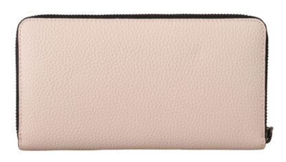 Karl Lagerfeld - Elegant Mauve Leather Wallet - Secure & Stylish