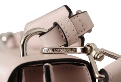 Karl Lagerfeld - Mauve Elegance Leather Shoulder Bag