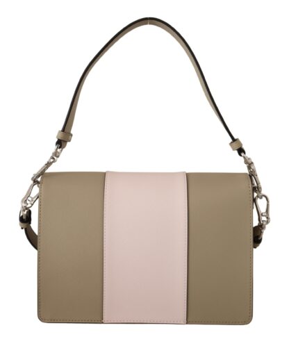 Karl Lagerfeld - Chic Sage Shoulder Bag with Dual Straps