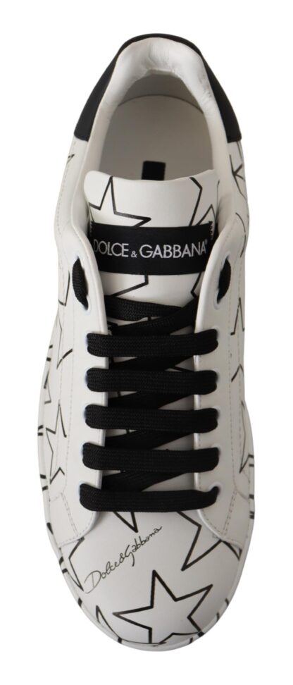 Dolce & Gabbana - Elegant Star-Patterned Low-Top Sneakers