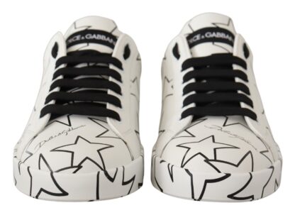 Dolce & Gabbana - Elegant Star-Patterned Low-Top Sneakers