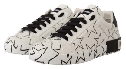 Dolce & Gabbana - Elegant Star-Patterned Low-Top Sneakers