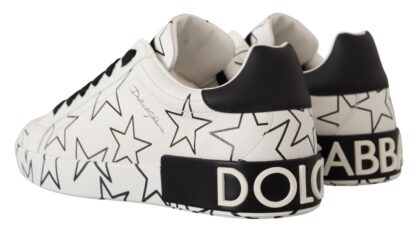 Dolce & Gabbana - Elegant Star-Patterned Low-Top Sneakers