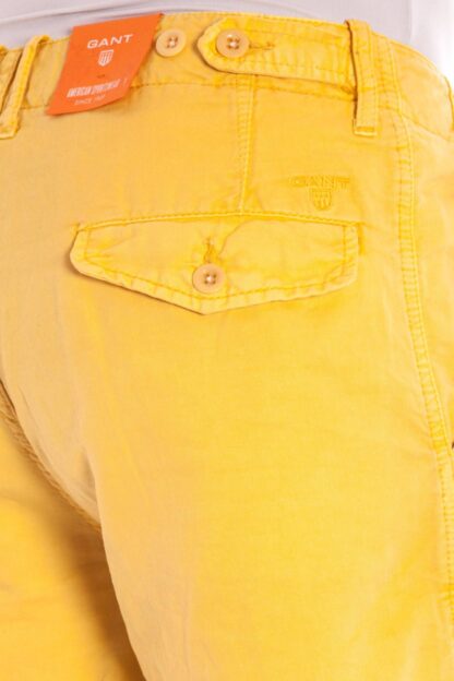 Gant - Yellow Cotton Men Pants