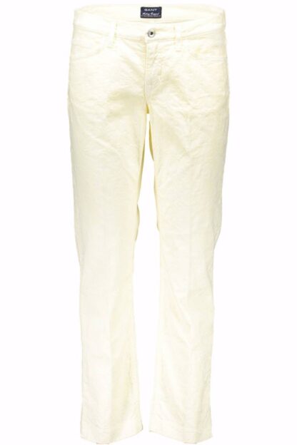 Gant - White Cotton Women Pant