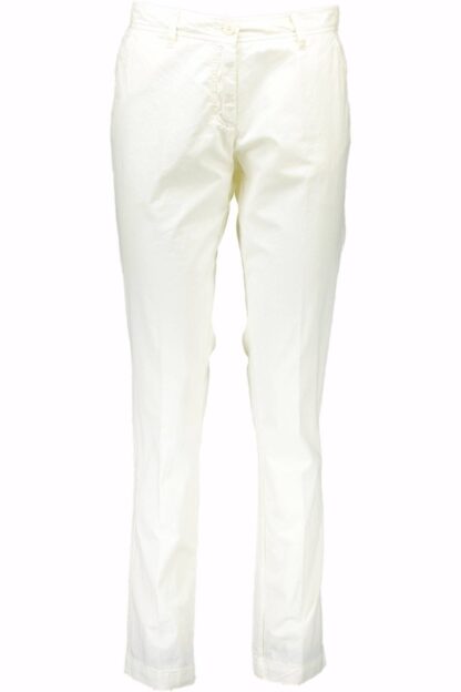 Gant - White Cotton Women Pant