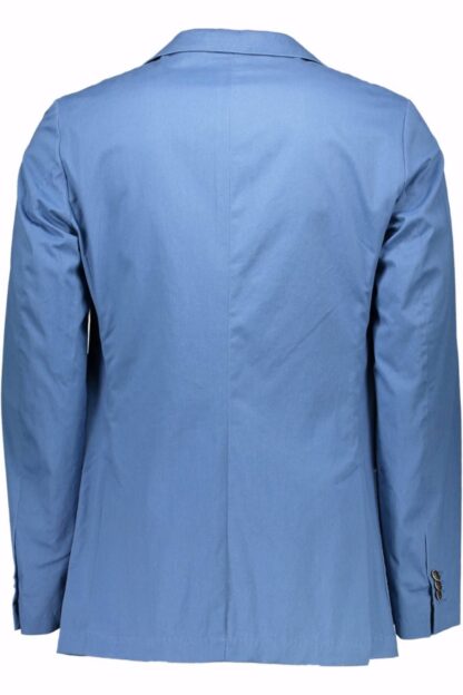 Gant - Blue Cotton Men Jacket