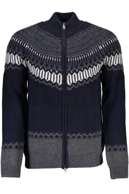 Gant - Blue Wool Men Sweater