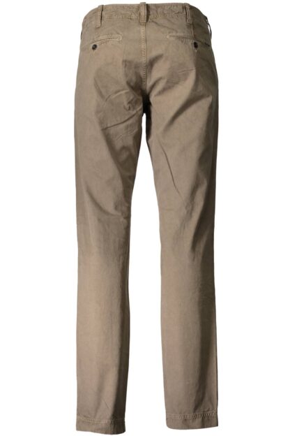 Gant - Brown Cotton Men Trouser