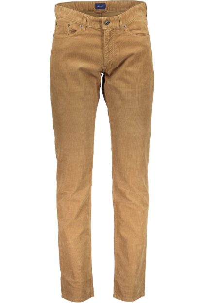 Gant - Brown Cotton Men Pant