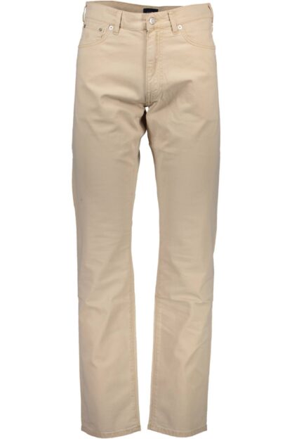 Gant - Beige Cotton Men Trouser