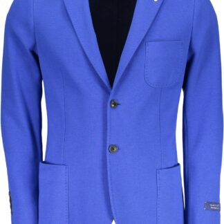 Gant - Blue Cotton Men Jacket