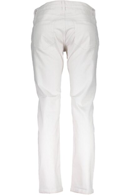 Gant - White Cotton Women Trouser