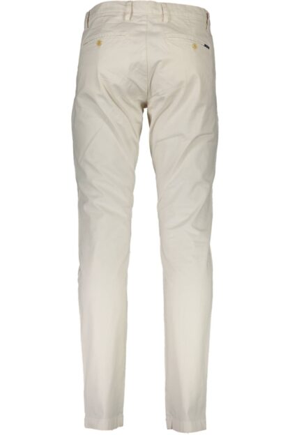 Gant - Beige Cotton Men Trouser