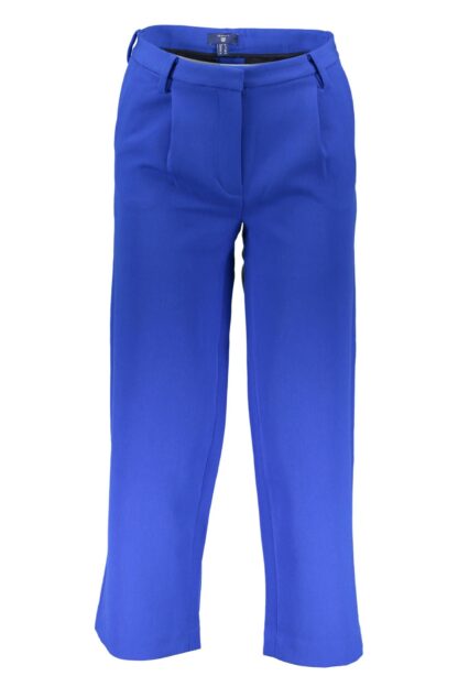 Gant - Blue Polyester Women Trouser