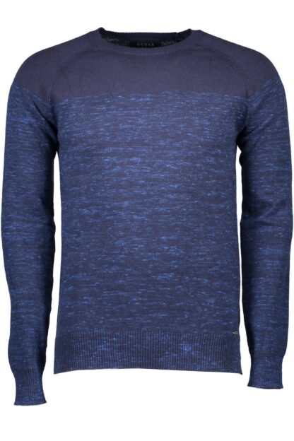 Guess Jeans - Blue Cotton Men Sweater