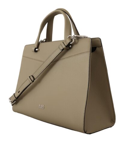 Karl Lagerfeld - Enchanting Sage Green Leather Tote