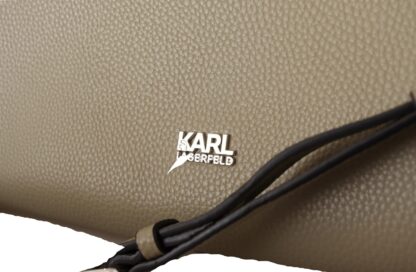 Karl Lagerfeld - Enchanting Sage Green Leather Tote