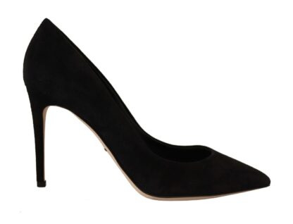 Dolce & Gabbana - Elegant Suede Stiletto Heels Pumps