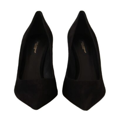 Dolce & Gabbana - Elegant Suede Stiletto Heels Pumps