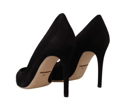 Dolce & Gabbana - Elegant Suede Stiletto Heels Pumps