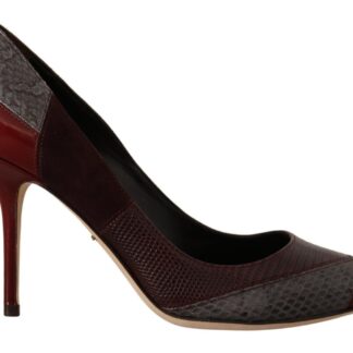 Dolce & Gabbana - Elegant Suede Stiletto Heels in Rich Brown