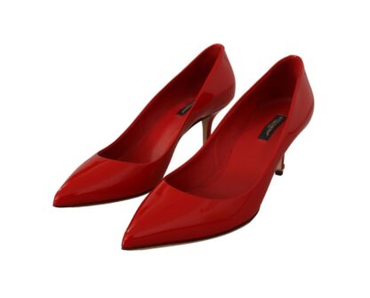 Dolce & Gabbana - Red Patent Leather Heels - Timeless Elegance