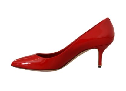 Dolce & Gabbana - Red Patent Leather Heels - Timeless Elegance