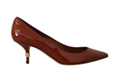 Dolce & Gabbana - Elegant Patent Leather Heels Pumps