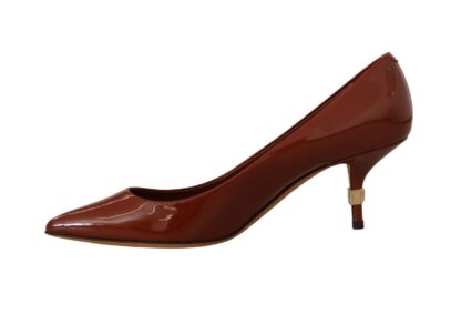 Dolce & Gabbana - Elegant Patent Leather Heels Pumps