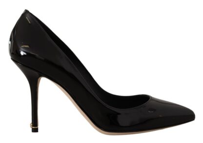 Dolce & Gabbana - Elegant Patent Leather Heels Pumps