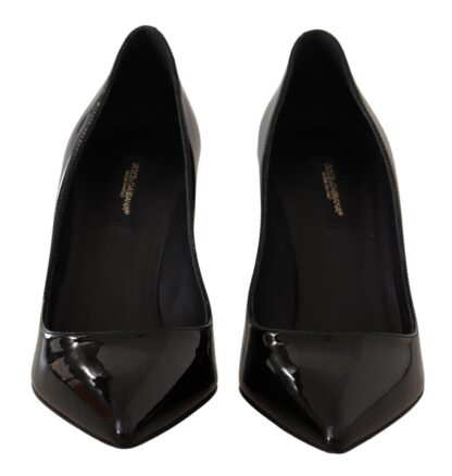 Dolce & Gabbana - Elegant Patent Leather Heels Pumps