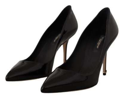 Dolce & Gabbana - Elegant Patent Leather Heels Pumps