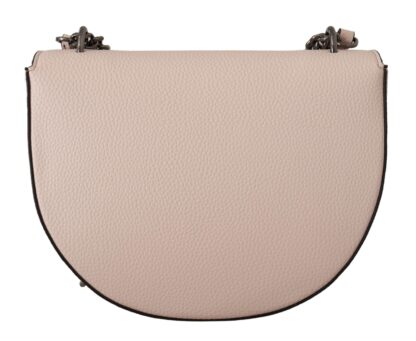 Karl Lagerfeld - Elegant Mauve Light Pink Leather Shoulder Bag