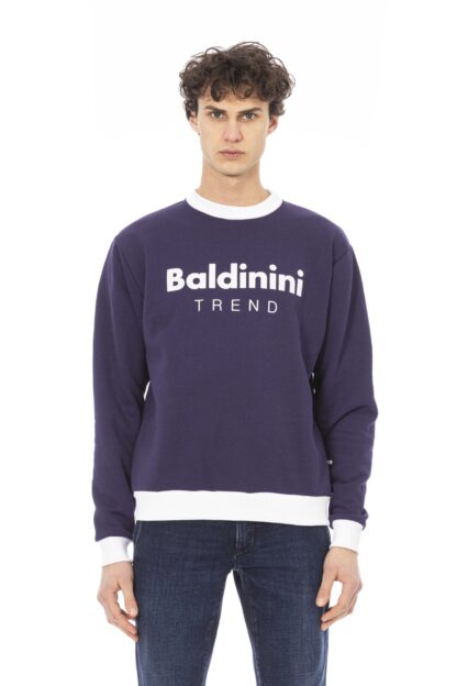 Baldinini Trend - Purple Cotton Men Sweater