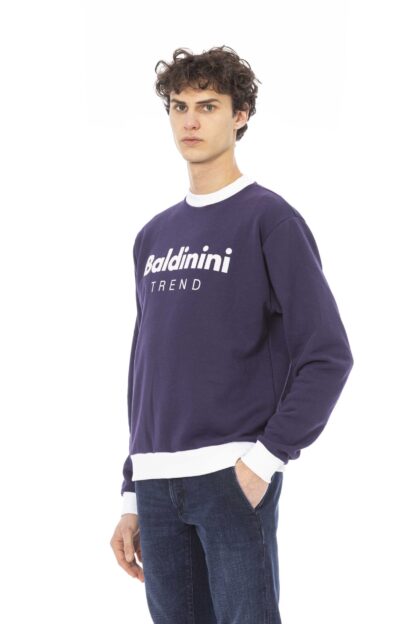 Baldinini Trend - Purple Cotton Men Sweater