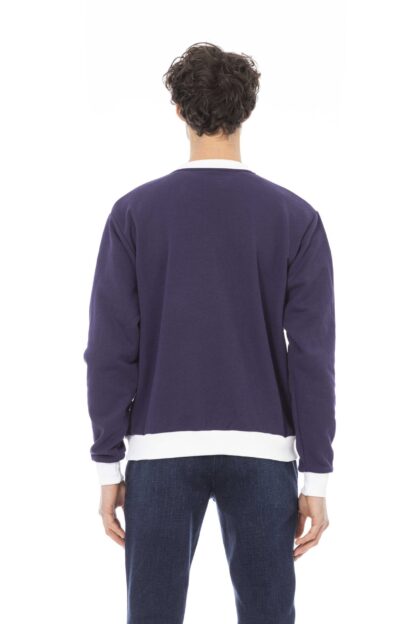 Baldinini Trend - Purple Cotton Men Sweater