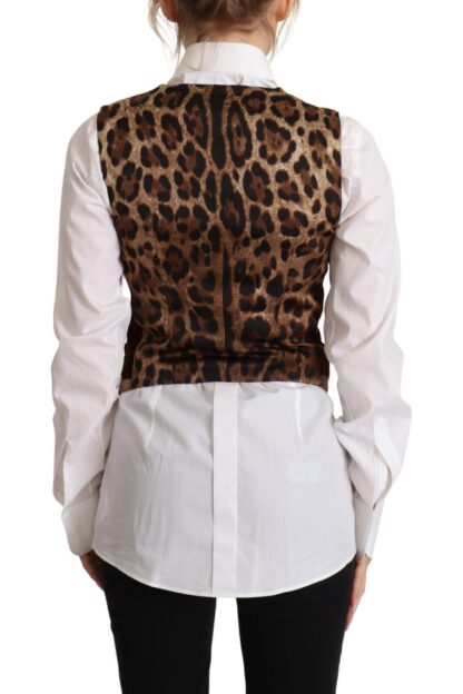 Dolce & Gabbana - Elegant Sleeveless V-Neck Corduroy Vest