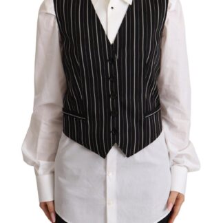 Dolce & Gabbana - Elegant Sleeveless V-Neck Corduroy Vest