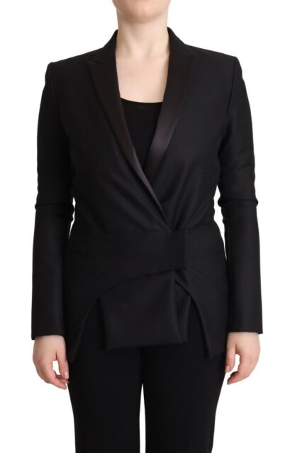 Costume National - Elegant Black Double-Breasted Blazer