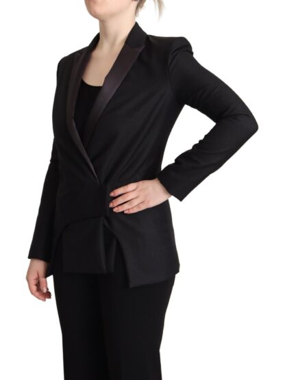 Costume National - Elegant Black Double-Breasted Blazer