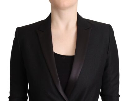 Costume National - Elegant Black Double-Breasted Blazer