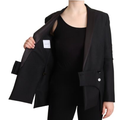 Costume National - Elegant Black Double-Breasted Blazer