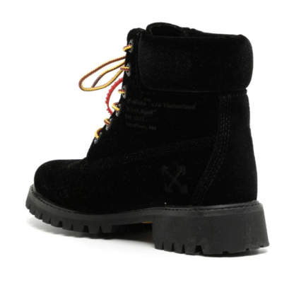 Off-White - "Black Leather Women Boot"