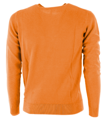 Yes Zee - Orange Cotton Men Sweater